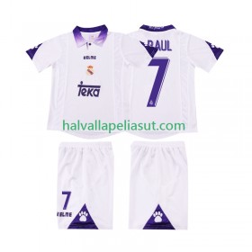 Jalkapallo Pelipaidat/Peliasut Real Madrid RAUL 7 Retro Lasten Kotipaita 1997 1998 Lyhythihainen
